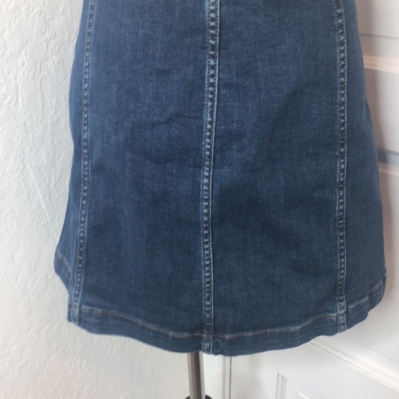 Madewell Stretch Denim A-Line Mini Skirt Size 2 - Picture 6 of 8